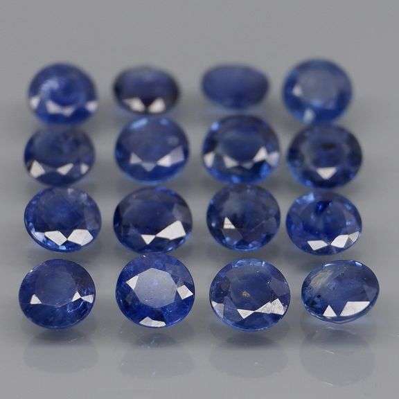 Fantastic 3ct denim blue Sapphire set