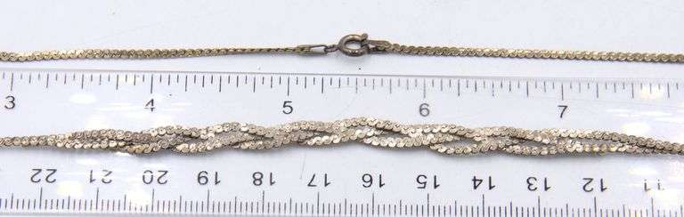 Lot of 10 Vintage 925 Sterling Silver Necklaces