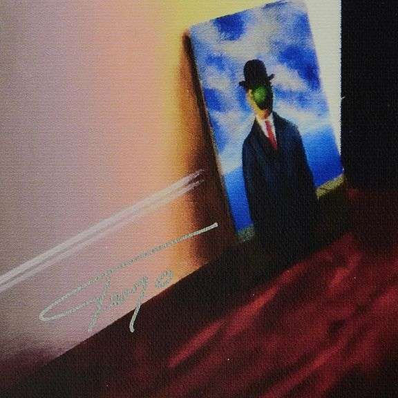 Surreal Room with Masked Dali by Ferjo