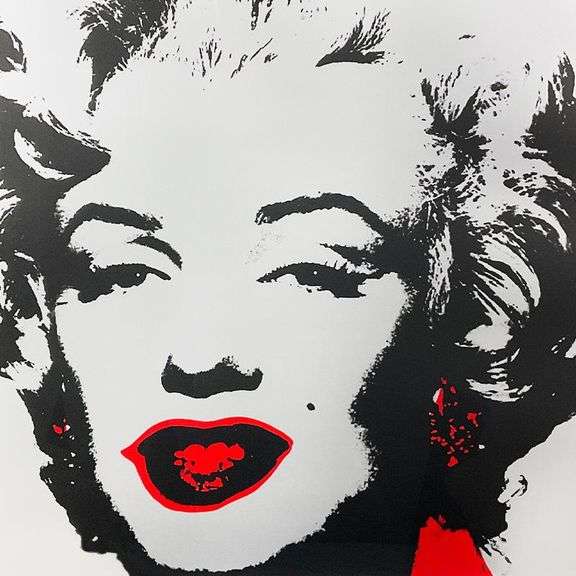 Golden Marilyn by Warhol
