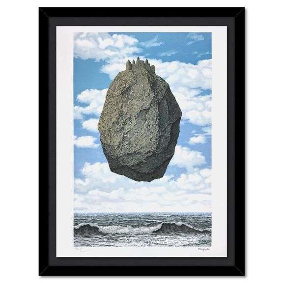 Le Chateau des Pyrenees by Rene Magritte (1898-1967)