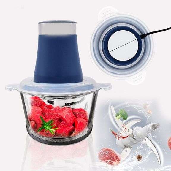 Electric Meat Grinder & Food Processor 4 Blades