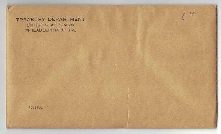 1962 Set of Unopened Proof set in original envelope