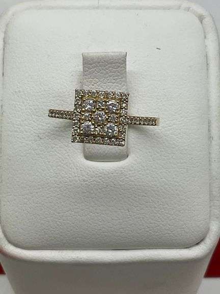 CERTIFIED BRAND NEW 14K GOLD AND DIAMOND RING