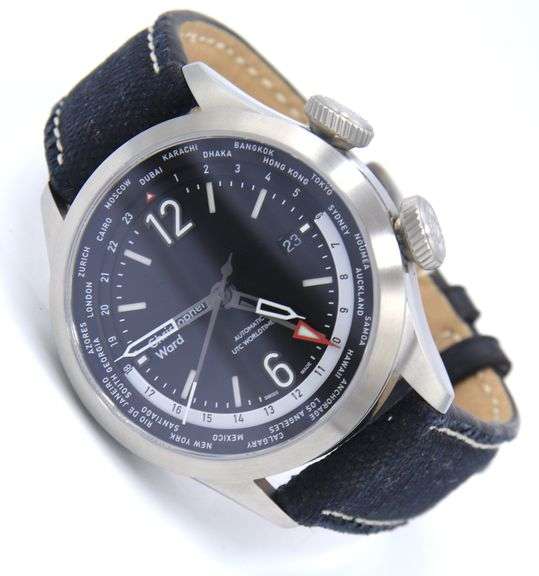 Christopher Ward C8 UTC Worldtimer GMT 44mm Watch