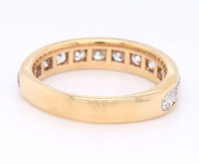 Incredible Yellow Gold 2ctw Channel Set Diamond Band