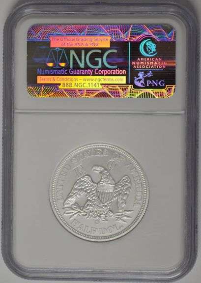 1858-O "War 1861" Liberty Seated Half Dollar REPLICA