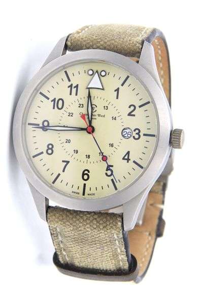 Christopher Ward C8 Pilot MK1 Beige Dial Automatic Watch