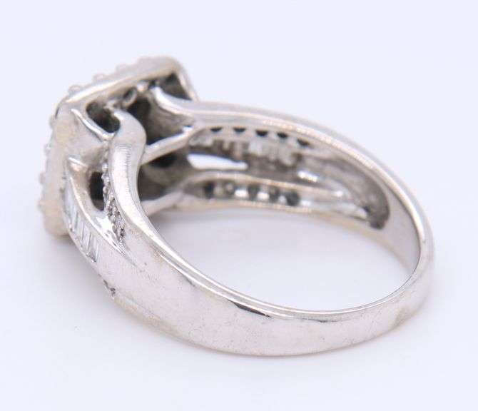 Amazing Invisible Set Diamond Halo Ring