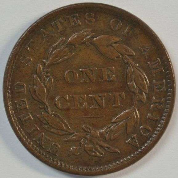 Sharp XF 1837 Coronet Head Large Cent. Chestnut brown
