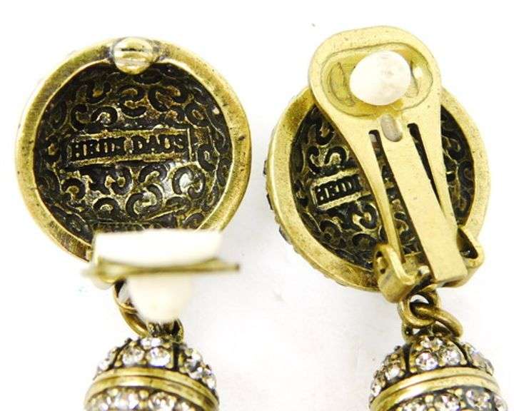 Heidi Daus Ornate Drop Earrings