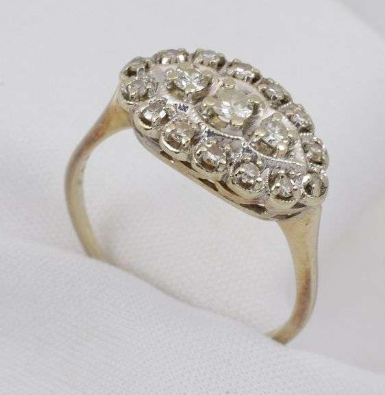 Popular Vintage White Gold Princess Style Ring