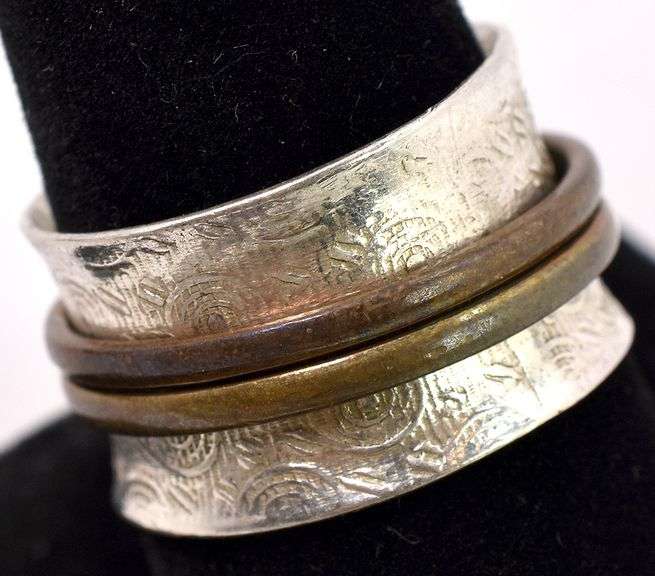 Band Ring In Sterling Silver