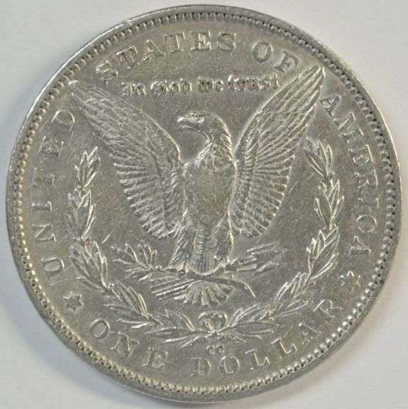 Key date 1891-CC Morgan Silver Dollar in upper end condition