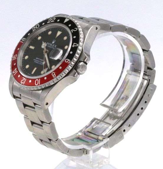 Rolex GMT-Master II Coke 16760, 40mm, Vintage Black Dial, Stainless Steel