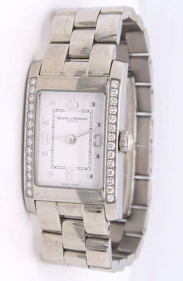 Ladies baume mercier diamond watch