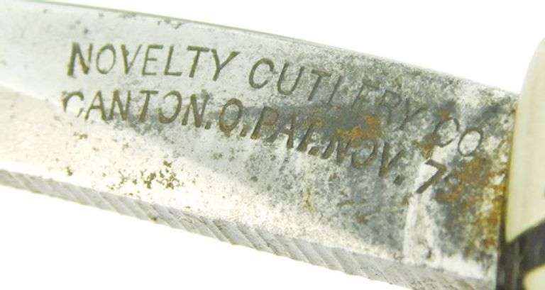 Rare 1879 Portrait Straight Edge Razor with Box