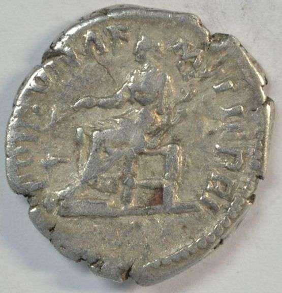 Faustina Jr (wife of Marcus Aurelius) Roman Silver Denarius, 161 AD