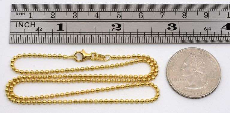 Practical 18k  YG Necklace