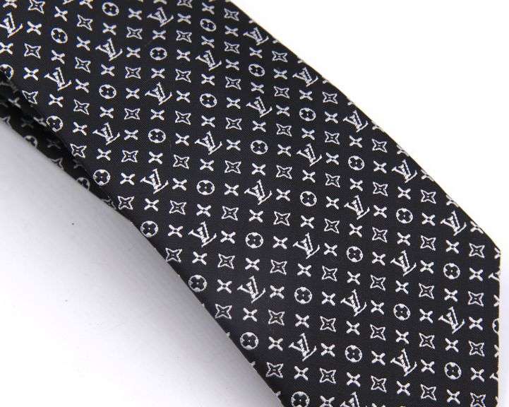 Louis Vuitton Black LV Tie