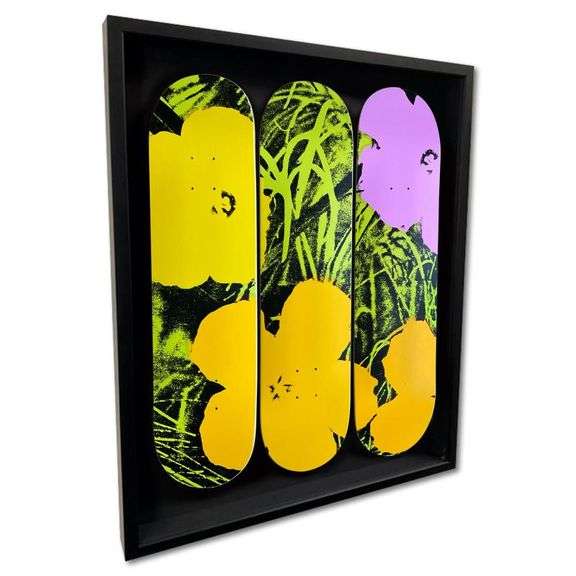 Flowers - Lime/Orange by Warhol
