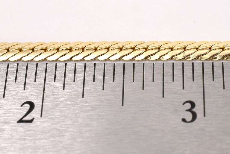 Admired Herringbone Chain Necklace In 14K Yellow Gold
