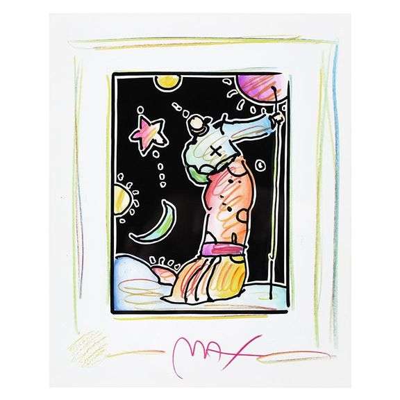 Sage with Cane III by Peter Max