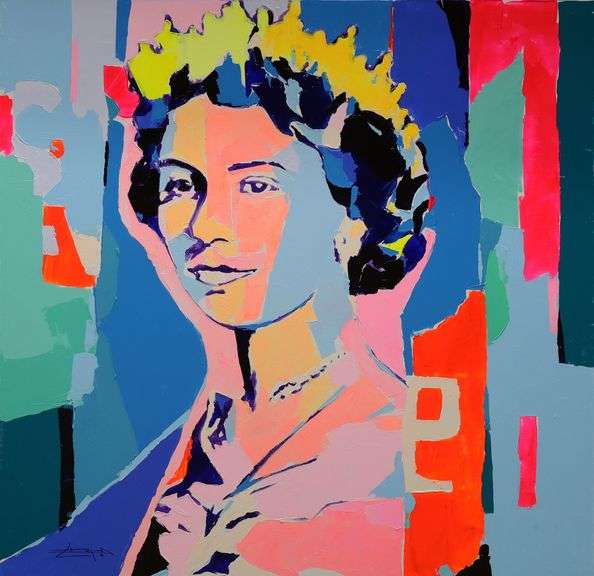 Pop Homage to Queen Elizabeth