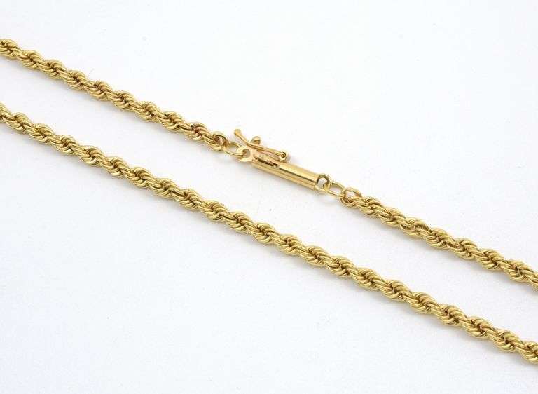 Always Useful 14k 20" Rope Necklace