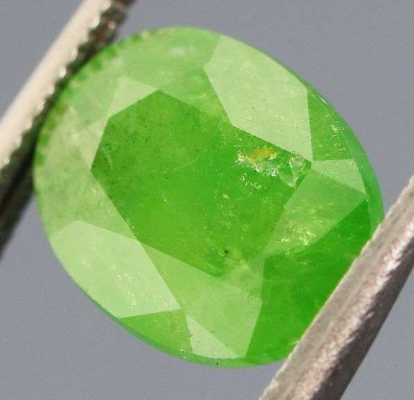 Lime green 2.44ct untreated Tanzanian Tsavorite Garnet
