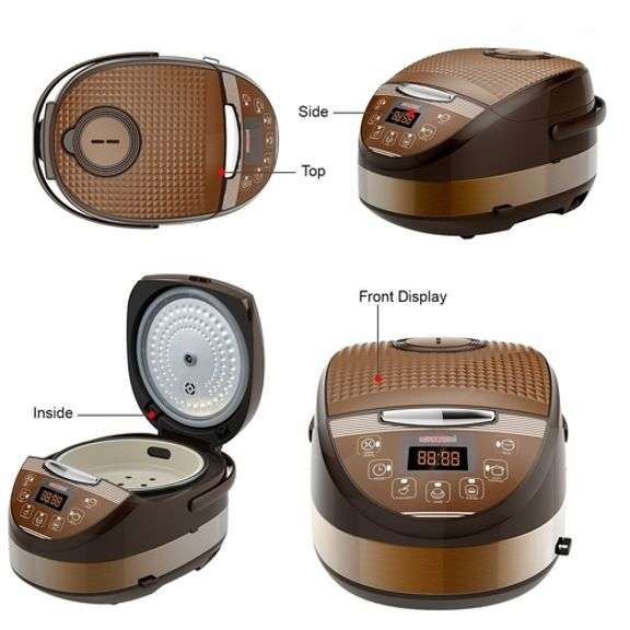 Programmable Asian Rice Cooker 15-in-1 5.3Qt