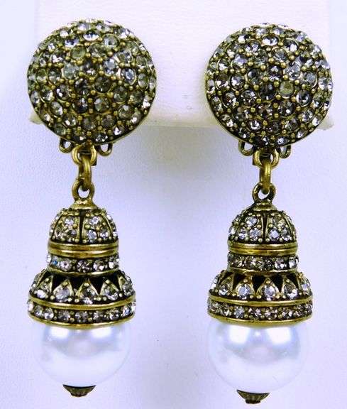 Heidi Daus Ornate Drop Earrings