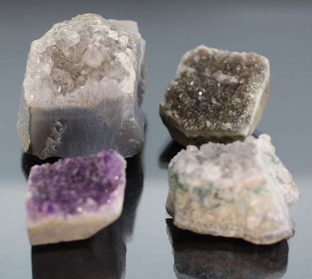 Attention grabbing 615ct Amethyst in Matrix set