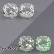 Collectors 1.06ct matched pair of Hyalite Opal