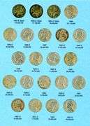 Album of 66 Jefferson Nickels 1938-1961-D w/War Nickels