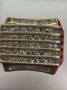 CERTIFIED 14K YELLOW GOLD MEN'S DIAMOND RING . 2.25 CARATS