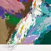 Mike Piazza (Signed by Piazza) by LeRoy Neiman
