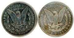 2 Different Morgan Silver Dollars: 1879-S & 1883-O