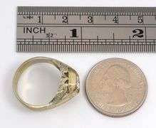 Vintage Man's White Gold 1/2 Ct. Diamond Ring