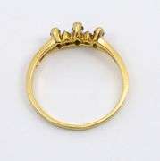 Cute Marquise Sapphire & Diamond Band