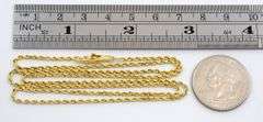 Useful Yellow Gold Rope Necklace