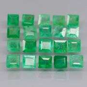 Vivid! Top green 2.53ct Colombian Emerald set