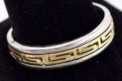 Men's Spinning Band Ring In Sterling Silver