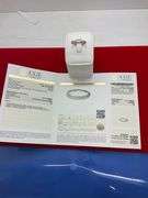 CERTIFIED 14K WHITE GOLD AND DIAMOND ETERNITY BAND