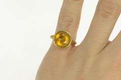 18K Yellow Gold Marco Bicego Jaipur Citrine Stackable Ring
