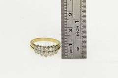 14K Yellow Gold 1.04 Ctw Graduated Diamond Vintage Band Ring
