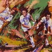 Total Tennis by Mark King (1931-2014)
