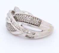 Group Lot of 925 Sterling Silver Cubic Zirconia Jewelry