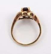 Tasteful Rectangular Garnet Ring