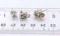 Group Lot of Vintage 925 Sterling Silver Earrings